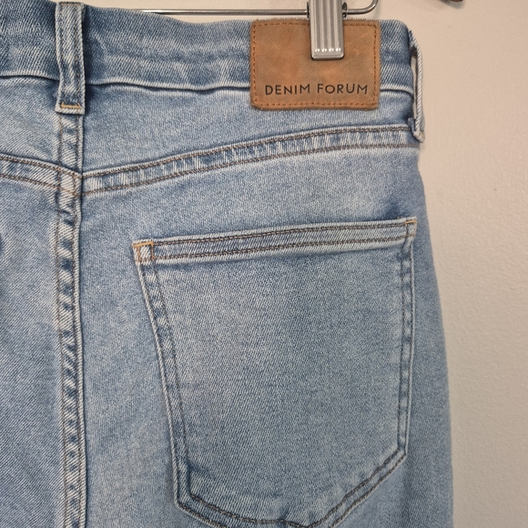 Denim Forum Aritzia The 90's Lexi Lo Rise Bootcut Ankle Denim Jeans Size 30 - Picture 9 of 13